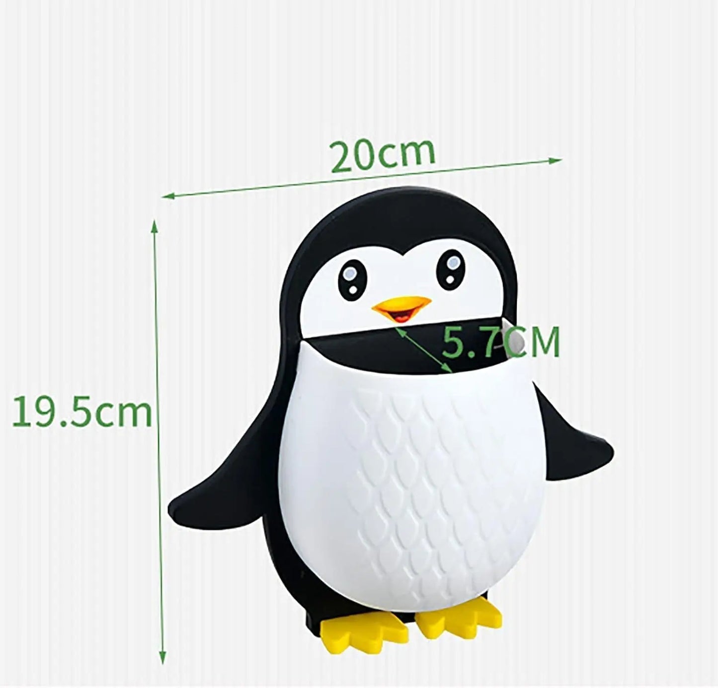 Wall Mounted Cute Penguin Toothbrush & Storage Holder "PACK OF 2" - Snapelo