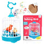 Talking Bird Toy for Kids – Repeats Speech, Sings & Chirps in Cage - Snapelo