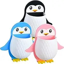 Wall Mounted Cute Penguin Toothbrush & Storage Holder "PACK OF 2" - Snapelo