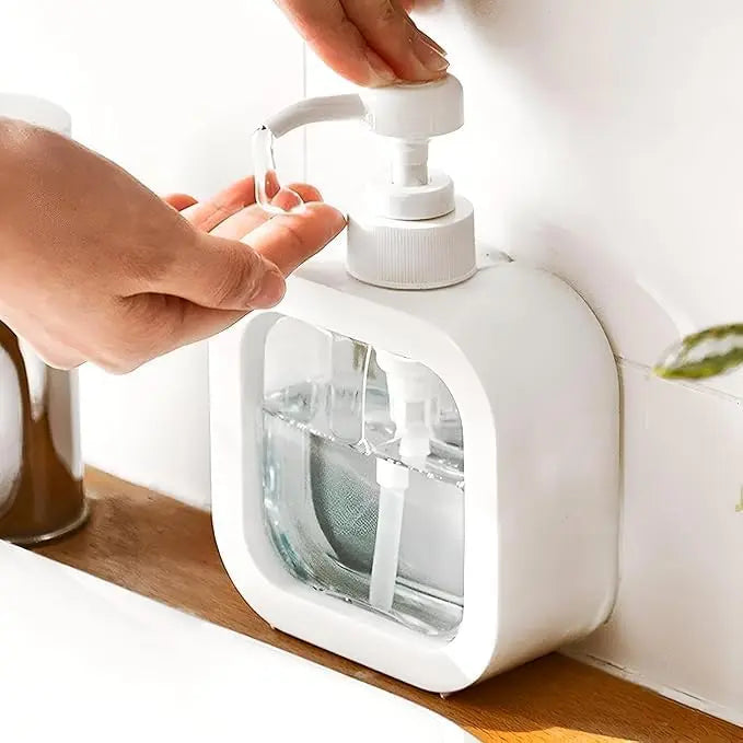Snapelo 300ml Refillable Liquid Soap Dispenser for Kitchen & Bathroom – Multipurpose PET Pump Bottle for Hand Wash, Dish Wash, Shampoo – Pack of 1 - Snapelo