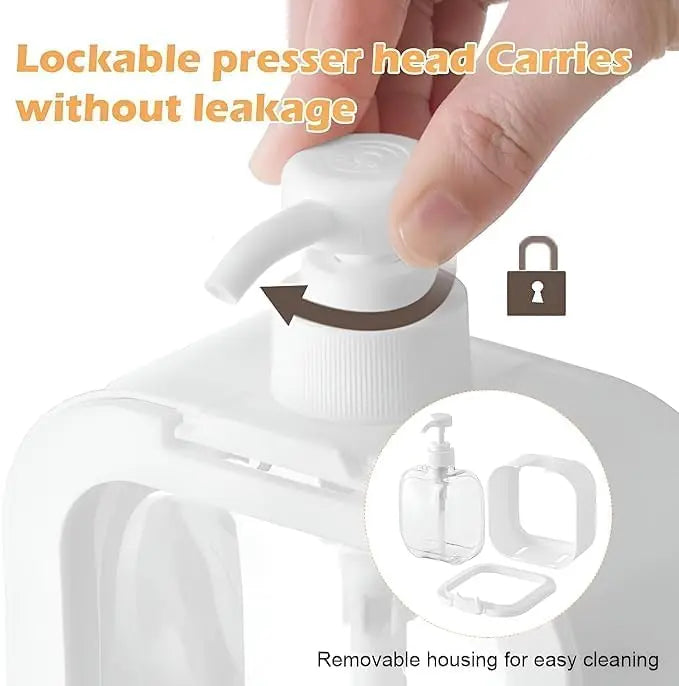 Snapelo 300ml Refillable Liquid Soap Dispenser for Kitchen & Bathroom – Multipurpose PET Pump Bottle for Hand Wash, Dish Wash, Shampoo – Pack of 1 - Snapelo